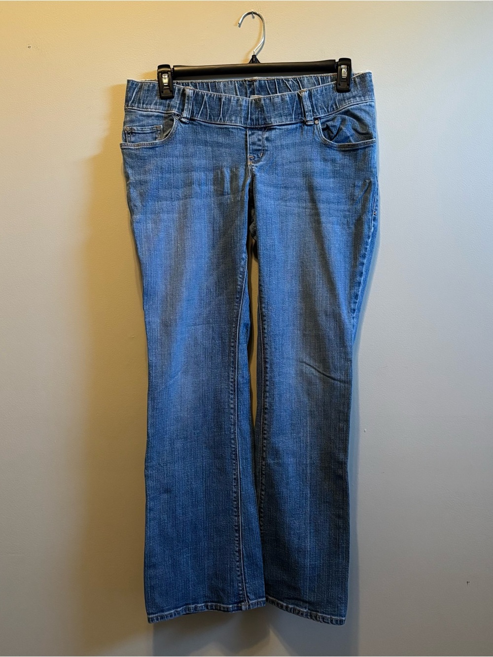 Old Navy Light Blue Maternity Boot-Cut Jeans